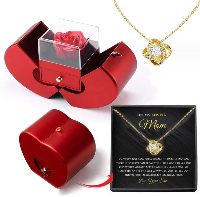 The Forever Rose – Eternal Rose & Necklace Gift Box