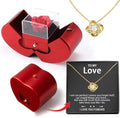 The Forever Rose – Eternal Rose & Necklace Gift Box